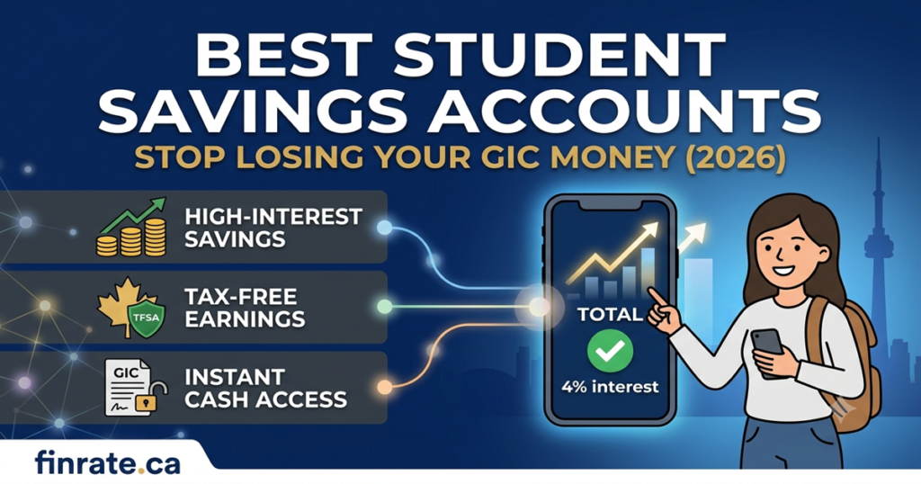 Best Student Savings Accounts in Canada (2026) Stop Losing Your GIC Money